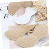 Healvian 6pairs Thickened Leather Heelpiece Stickers for High Heels Comfortable Back Pads to Prevent Blisters for Shoes Boots and Flats view 4