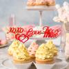 Amosfun 24pcs Valentine Day Cake Toppers Love Themed Cupcake Decorations for Weddings and Parties and Material Unique Design for Special Occasions Random Style view 4