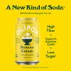OLIPOP Prebiotic Soda Pop, Banana Cream, A New Kind of Soda Packed with Prebiotics, Fiber, and Botanicals, Gluten Free, GMO Free, 12oz (12-Cans) view 2