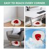 [10 Pack]Mop Heads Replacements, Spin Mop Replacement Head Deep Cleaning Machine Washable and Easy-to-Replace,Spin Mop Refill Replacement Head 100% Microfiber,Mop Head for O-Ceda EasyWrin(White) view 4