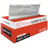 12' Ultra Heavy Duty Pop Up Deli Aluminum Foil, 500 Pre-Cut Sheets, Ideal for Restaurant, Food, Burrito, Hot Dog or Sandwich view 1