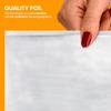 12' Ultra Heavy Duty Pop Up Deli Aluminum Foil, 500 Pre-Cut Sheets, Ideal for Restaurant, Food, Burrito, Hot Dog or Sandwich view 3