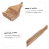 WOFASHPURET Natural Back Scratcher Wooden Scratch Tool Comfortable Handgrip Body Scratch Aid view 4
