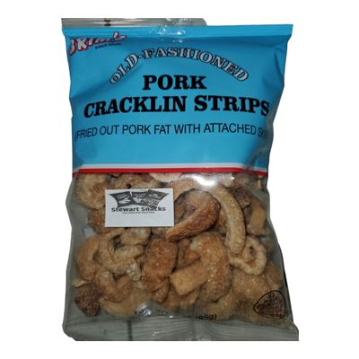 BRIM'S OLD- FASHIONED PORK CRACKLIN STRIPS 3oz/ 4pk