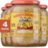 Manischewitz Premium Gold Gefilte Fish with Carrots, 24oz (4 Pack) | Kosher for Passover | No Added MSG | Protein Rich view 1