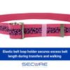 Secure Safety Solutions Gait Belt for Seniors 60, Pink Leopard - Quick Release Metal Buckle - Transfer Walking Gate Lift Assist Elderly PT Physical Therapy view 4