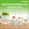 Responsible Products Certified Compostable QUART Resealable Zip Bag, Extra Strength Food Bags, Plant-Based Freezer-Safe (26 Pack) view 4