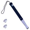 Telescopic Blind Cane - Reflective Folding Walking Stick for Vision Impaired and Blind People Optional Crutch tip (C, 138cm/54.3in) view 1
