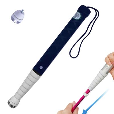 Tavkomco Telescopic Blind Cane - Titanium Alloy Reflective Blind Elderly Guide Cane for Mobility Aids Assist Tool, Lnclude Nylon Bag + Optional Crutch tip(B,118cm/46.5in)
