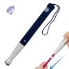Tavkomco Telescopic Blind Cane - Titanium Alloy Reflective Blind Elderly Guide Cane for Mobility Aids Assist Tool, Lnclude Nylon Bag + Optional Crutch tip(B,118cm/46.5in) view 1