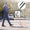 Tavkomco Telescopic Blind Cane - Titanium Alloy Reflective Blind Elderly Guide Cane for Mobility Aids Assist Tool, Lnclude Nylon Bag + Optional Crutch tip(B,118cm/46.5in) view 2