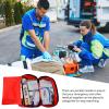 10.2x7.1x3.1 in First Aid Bag Oxford Emergency Bag Portable Zipper Medical Bag First Responder Storage Bag for Outdoor Hiking Travel Empty Travel Medication Pouch Big Medical Supplies Organizer Bag view 4