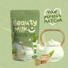 20 Sachets Dear Face Beauty Milk Japanese Matcha Latte Collagen Drink view 2