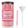 100 PACK Pink Pre Rolled Cones| King Size Rolling Paper Cone 108MM with Loader and Packing Sticks view 1