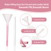 100 PACK Pink Pre Rolled Cones| King Size Rolling Paper Cone 108MM with Loader and Packing Sticks view 2