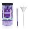 100 PACK Purple Pre Rolled Cones| King Size Rolling Paper Cone 108 MM with Loader and Packing Sticks view 1