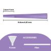 100 PACK Purple Pre Rolled Cones| King Size Rolling Paper Cone 108 MM with Loader and Packing Sticks view 2