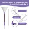 100 PACK Purple Pre Rolled Cones| King Size Rolling Paper Cone 108 MM with Loader and Packing Sticks view 3