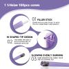 100 PACK Purple Pre Rolled Cones| King Size Rolling Paper Cone 108 MM with Loader and Packing Sticks view 4