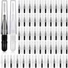 BBTO 100 Pcs Braces Dental Brush Flosser for Cleaner Interdental Brush Toothpick Tooth Flossing Head Oral Dental Toothpick Cleaners Cleaning Tool (Black, White) view 1