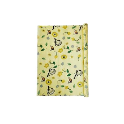 TopHomer Eco-Friendly Beeswax Food Wraps, Bread Sandwich Wrapper - Organic, Sustainable, Zero Waste, Reusable Plastic-Free Food Storage Wrap (Sunflower Honey)