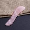 Healeved 3pcs Spa Acupuncture Therapy Tool Handmade Natural Quartz Facial Massager Gua Sha Scrapper view 3