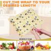 TopHomer Eco-Friendly Beeswax Food Wraps, Bread Sandwich Wrapper - Organic, Sustainable, Zero Waste, Reusable Plastic-Free Food Storage Wrap (Honey) view 3