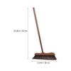 Operitacx Outdoor Wooden Broom Ergonomic Handle for Courtyard and Indoor Cleaning Soft Bristle Design for Dust and Hair Removal Cleaning Tool view 3
