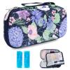 YOUSHARES Insulin Cooler Travel Case - Diabetic Insulated Organizer Portable Cooling Bag for Medication Cooling Insulation, Insulin Pen Case with 2 TSA Approved Cooler Ice Pack view 1