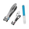 Housoutil 3pcs Stainless Steel Nail Clippers Kit Oversized Nail Clippers Hand Tool for Men Women Set view 1