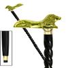 Antique Brass Nautical Designer Walking Stick Men & Women Canes and Wooden 37 inch Handle Natural Wood Rosewood (RMBI) view 1
