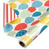 American Greetings 175 sq. ft. Reversible Wrapping Paper for Birthdays and All Occasions, Birthday Balloons (1 Roll, 30 in x 70 ft.) view 1