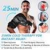 RelaxCoo XL Shoulder Ice Pack Rotator Cuff Cold Therapy, Reusable Gel Ice Wrap for Shoulder Injuries & Pain Relief, Bursitis, Tendonitis, Swelling, Recovery for Man and Women Black view 2