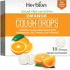HERBION Naturals Cough Drops, Sugar-Free with Stevia, Dietary Supplement, Soothes Cough, for Adults & Children Over 6 Years, 18 Drops Each (Pack of 48, Orange) view 2
