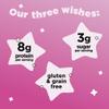 Three Wishes Grain-Free & Protein Cereal - Healthy, Low Sugar & Gluten-Free Breakfast Cereal - Low Carb, Plant-Based, Vegan & Non-GMO - Marshmallow, 6-Pack view 2