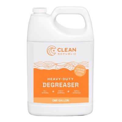 Clean Republic Heavy-Duty Degreaser, Multi-Surface Cleaner for Ovens, Stove Tops, Grills, and More, 1 Gallon Bottle