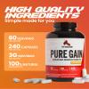 TNT Evolution Creatine Monohydrate Capsules  750mg Capsule for Men & Women  60 Serving  Pure Micronized Creatine for Strength, Fitness & Sport  240 Count, Gluten Free Nutritional Supplement view 3