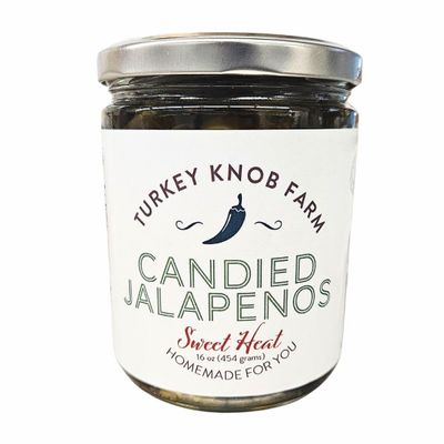 Candied Jalapenos - Turkey Knob Farm, 16oz (6 Count)