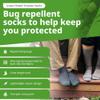 Insect Shield Traveler Socks with Permethrin Bug Repellant - Protective Clothing for Men & Women, Khaki, Medium (Pack of 2) view 3