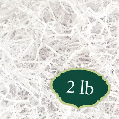 Arcadia Garden Products Paper Shred Filler - Crinkle Cut - 2 lb - White
