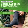Insect Shield Traveler Socks With Permethrin Bug Repellant - Protective Clothing for Men & Women, Charcoal, X-Large (Pack of 2) view 2