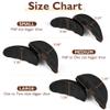 Dr.Foot Shoe Filler Inserts for Loose Shoe, Toe Filler Cushion Inserts for Shoe Too Big, Big Shoe Fillers Make Shoes Fit for Casual Sports High Heels Boots (Medium: Half to One Size Bigger, Black) view 2