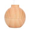 130ml Essential Oil Diffuser, USB LED Mini Essential Oil Diffuser, Office Desktop Humidifier, Ultrasonic Essential Oil Diffusers for Bedroom, Yoga, SPA (Light Wood Grain) view 1
