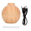 130ml Essential Oil Diffuser, USB LED Mini Essential Oil Diffuser, Office Desktop Humidifier, Ultrasonic Essential Oil Diffusers for Bedroom, Yoga, SPA (Light Wood Grain) view 2