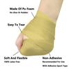 Pre Wrap Tape,TTZEZE Athletic Foam Underwrap,Soft Prewrap Headbands,Smooth Sports Wrap Roll,Pre Wrap Bandage Sport Tape for Ankles Wrists Hands Elbows 2.76 Inch x 30 Yards Yellow 6-Rolls view 3
