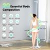 arboleaf Digital Physician Scale, Ultrasonic Height and Weight Scale, Smart Body Composition Analyzer for Gym and Home, 11-485lb, 6ft.4.8in, Body Fat Measurement, Weight, Height, BMI view 4