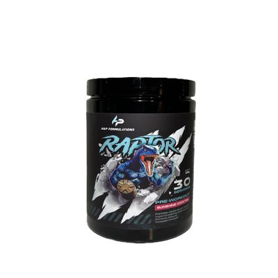 A&P Formulations Raptor Pre-Workout Powder for Men & Women/Pump, Energy, Performance/ 350mg Caffeine /100mg S7/400mg Yerba Santa/Citrulline+ Beta Alanine/ 30 Servings (Sunshine Cocktail)
