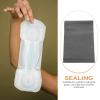 100pcs Sanitary Napkin Receptacle Liner Disposable Sanitary Bags Feminine Disposal Bags Tampon Disposal Bags Business Restroom Bathroom Janitorial Personal Dispensers Gray view 3