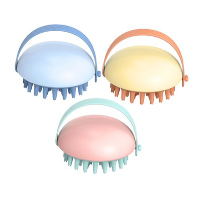 Healeved 6pcs Scalp Shampoo Brush Bristle Massage Comb for Dry Wet Use Stimulates Circulation for Hair Grooming and Relaxation