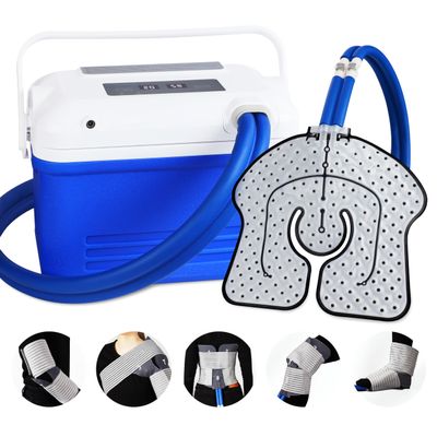 Cold Therapy Machine, Ice Machine for Knee and Shoulder After Surgery, Digital Timer & Quiet Pump, Cryotherapy Machine with Universal Ice Pad for Knee, Shoulder, Hip, Leg and Hip